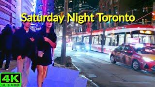 【4K】CHIC & GLOW: SATURDAY NIGHT WOMEN’S DAY | TORONTO WALK (Mar 2025)