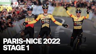 'Magnificent' - Christophe Laporte and Jumbo-Visma Dominate at Paris-Nice Stage 1 | Eurosport