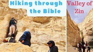 Let's go for hiking at the VALLEY OF ZIN | ISRAELITES EXODUS ROUTE