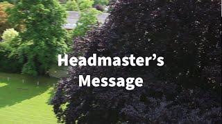 Headmaster's Message to St Faith's Pupils