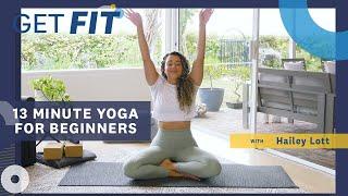 13 Minute Yoga for Beginners with Hailey Lott | Get Fit | Livestrong.com