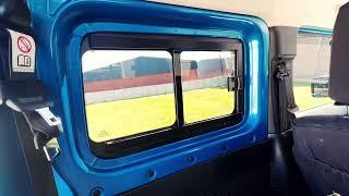 Jimny JB74 3 Door Rear Window Upgrade | Sliding windows for back seat Passengers or Pets, Gen 4 Mods