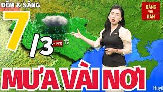 Dự báo thời tiết hôm nay và ngày mai 7/3 | Dự báo thời tiết đêm nay mới nhất | Đảng với Dân