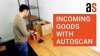 Incoming goods check with digital delivery receipt (English)