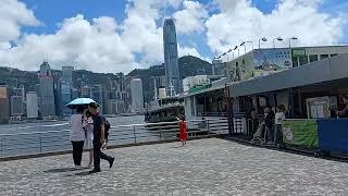 Tsim Sha Tsui, Hong Kong one of the tourist spot here lots of people explore around the seaside.