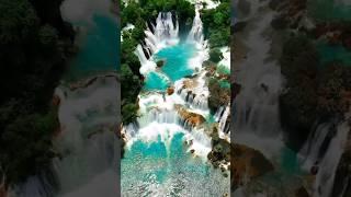 Ban Gioc water Falls in Vietnam #shorts #waterfall