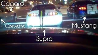 Corvette vs Camaro vs Supra vs Mustang