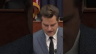 Pentagon official calls out Gaetz at hearing. See the moment