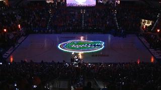 Florida Basketball - Pregame Court Projection