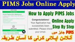 NJP PIMS jobs online apply 2024 | PIMS Jobs online Application | PIMS Online registration 2024