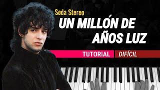 Como tocar "Un millón de años luz" (Soda Stereo) - Piano tutorial y partitura