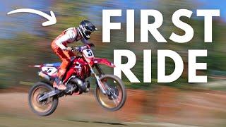 WIDE OPEN 2-STROKE!!! Riding the 2023 Honda CR250 Build!