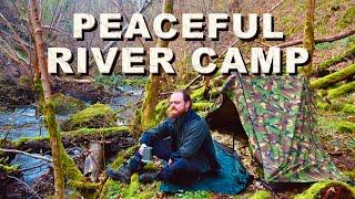 RIVER WILD CAMPING | Military Dutch Army Ridge Tent!