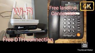 Airtel Xstream Fiber installation video |Free landline DTH connection OTT AAP and Wi-Fi Airtel fiber