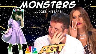 The Judges in TEARS after Filipino Baby sing very emotional with song "MONSTERS" | Auditions | AGT