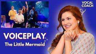 VOICEPLAY I The Little Mermaid Medley I Vocal Coach Reacts!