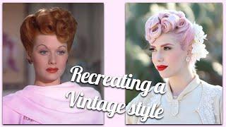 Recreating a Vintage Hairstyle - Lucille Ball