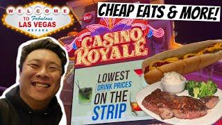 I ate at EVERY RESTAURANT inside Casino Royale Las Vegas