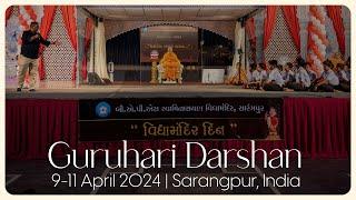 Guruhari Darshan, 9-11 Apr 2024, Sarangpur, India