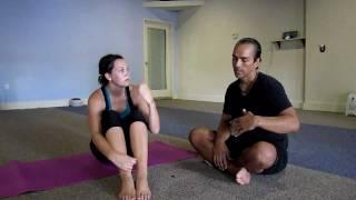 Yoga fitness Coach Marco Gamez interviews Tegan Halberg at Pura Vida