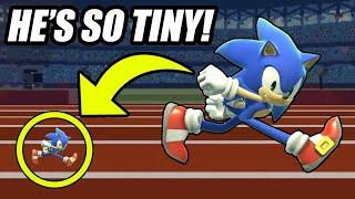 Super Smash Bros. Ultimate - Who Can Beat TINY SONIC In A Race?