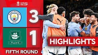 City End Plymouth's Cup Run! | Manchester City 3-1 Plymouth Argyle | Emirates FA Cup 2024-25