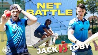 Village Cricket NET BATTLE! Jack vs Toby - who will win?