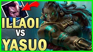 ILLAOI VS YASUO MATCHUP | See how to make ANY Yasuo Intentionally Feed! Rank 1 Illaoi NA