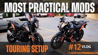 Best Touring Accessories for KTM 390 adventure | MOST PRACTICAL MODS