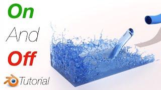 [3.3] Blender Tutorial: How to Turn the Water Flow On and Off With Mantaflow