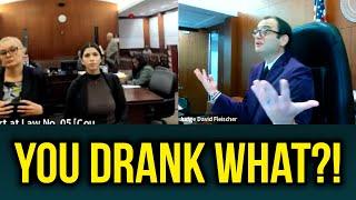 Clueless Karen Won’t Stop Drinking, Faces Judge Fleischer