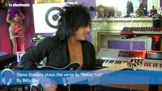 Tip of the month: Steve Stevens shows how to play "Rebel Yell"