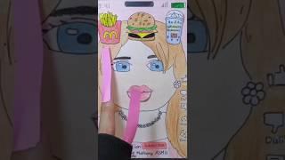 #mukbang #paper #asmr #roblox #barbie