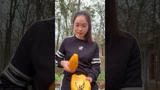 Beautiful countryside girls grow fruit trees  a peaceful life catching fish | THAI HUYEN