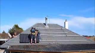 3kW Solar Panel Install Timelapse