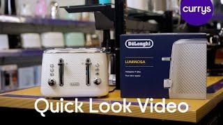 DELONGHI Luminosa CTL4003WH 4-Slice Toaster - Quick Look