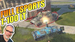 GOING FULL E - SPORTS ON THE T100 LT WORLD OF TANKS BLITZ