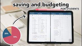 student guide to saving and budgeting