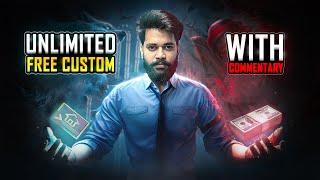 BGMI Unlimited Custom !! With Commentary | BGMI Live Free Custom Room | Paytm Prize | Gamer Baba