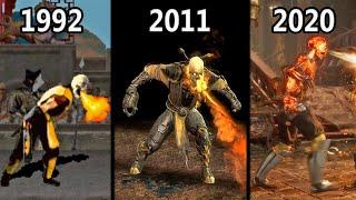 Evolution of Scorpion's Fire Breath (1992-2020)