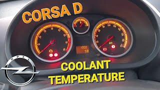 Opel Corsa D - COOLANT ENGINE TEMPERATURE