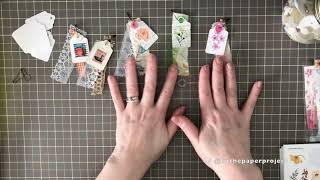 EASY Mini Tags Embellishments #2 - #diy #diycrafts | #embellishments Liz The Paper Project