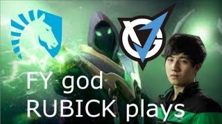 FY god Rubick plays : Team Liquid vs VG.J final game 1 bo 5 StarSeries s3
