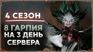 Dragonheir: Silent Gods Season 4. Гарпия 8 на 3 день сервера. Ядовитая могила гайд.