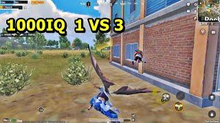 1000 IQ 1VS3  VE 1VS4 BATUR GAME SOLO SQUAD PUBG MOBİLE