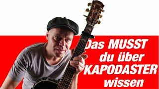 Alles wichtige zum Thema Kapodaster | Gitarre lernen online