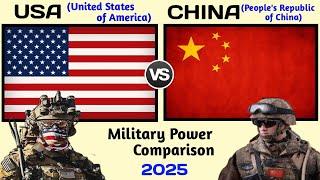 USA vs China military power 2025 | China vs USA military power comparison 2025 |world military power