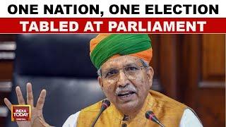 One Nation, One Election Bill Tabled At Parliament By Law Minister | India Today