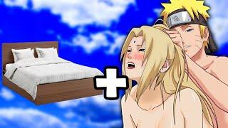 Naruto Characters on the Bed