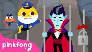 Police Baby Shark vs. Halloween Monsters | Halloween Story for Kids | Pinkfong Official